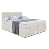 BOXSPRINGBETT CATOR KING - 200x200 - H3/H4 - Creme - Creme, Holzwerkstoff (200/200cm) - ALTDECOR