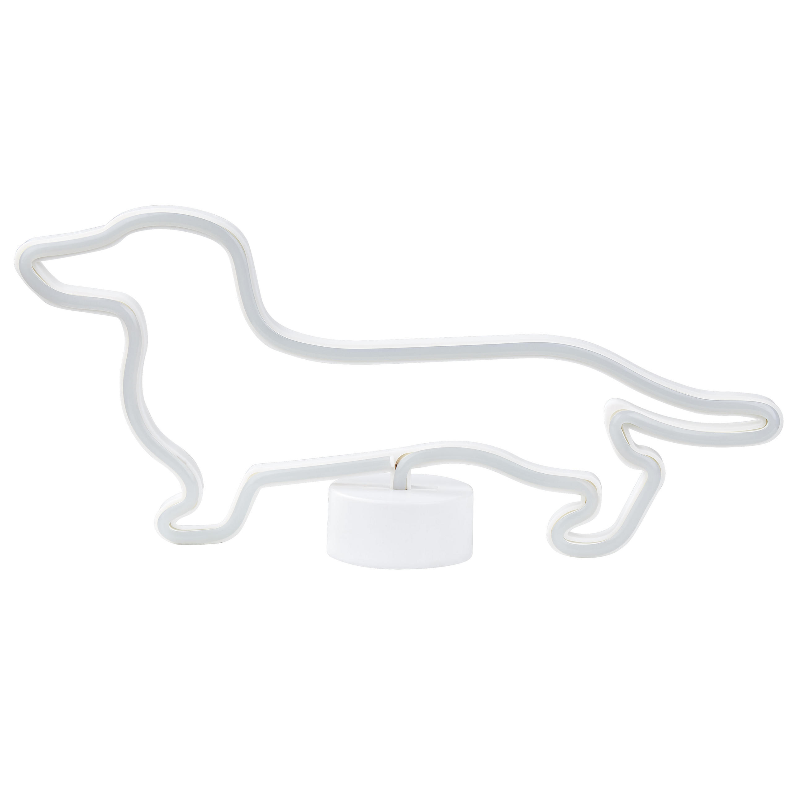 NEONLICHT Francis 8/44/20 cm - Blau, Kunststoff (8/44/20cm) - Beliani