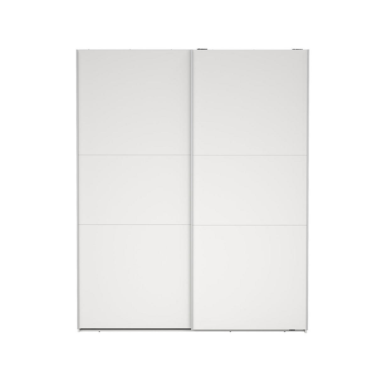 SCHIEBETÜRENSCHRANK, Como, Weiß, Holzwerkstoff, 179 x 67 x 221 cm - Weiß, Holzwerkstoff (179/221/67cm) - ebuy24