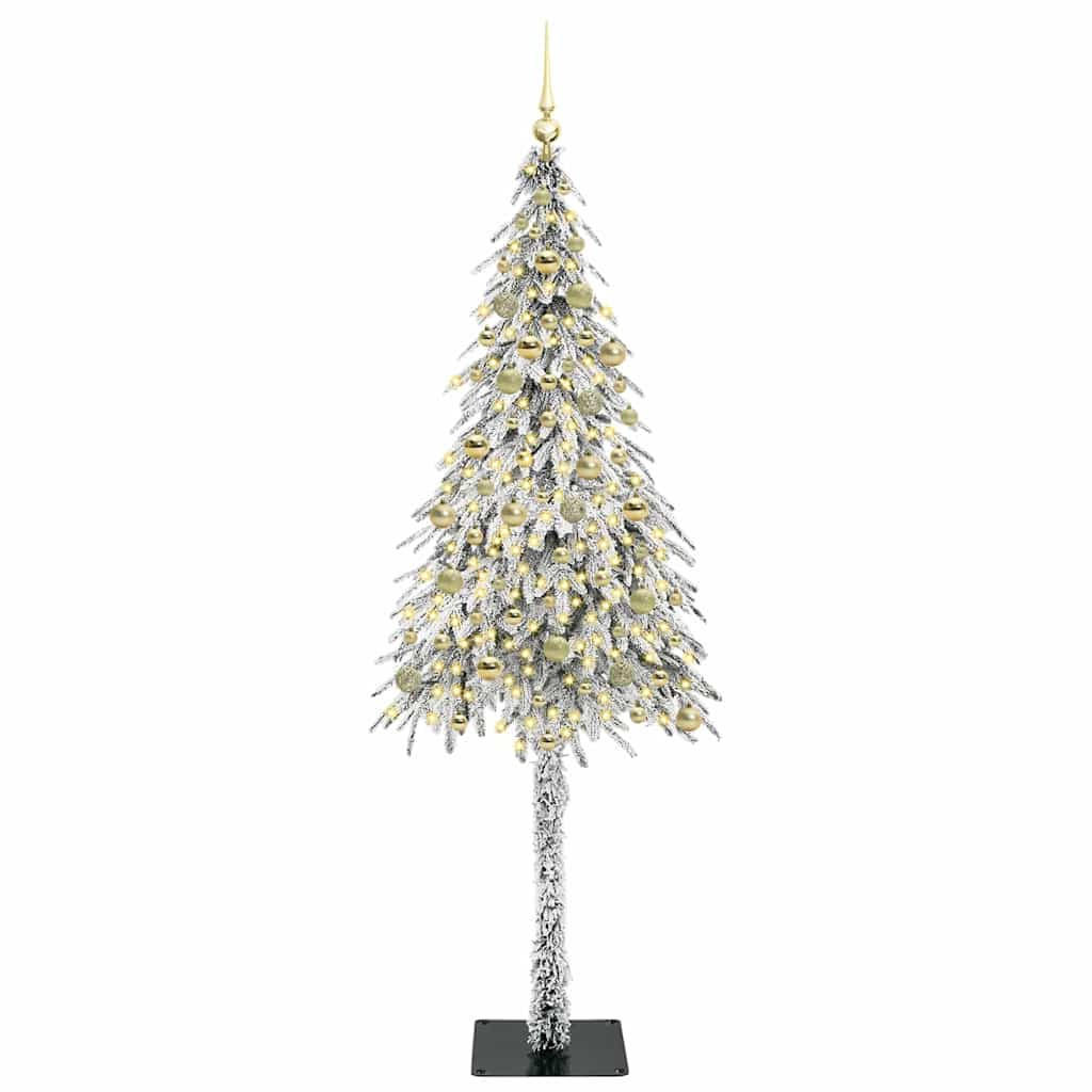 vidaXL Weihnachtsbaum Weiß 210 cm