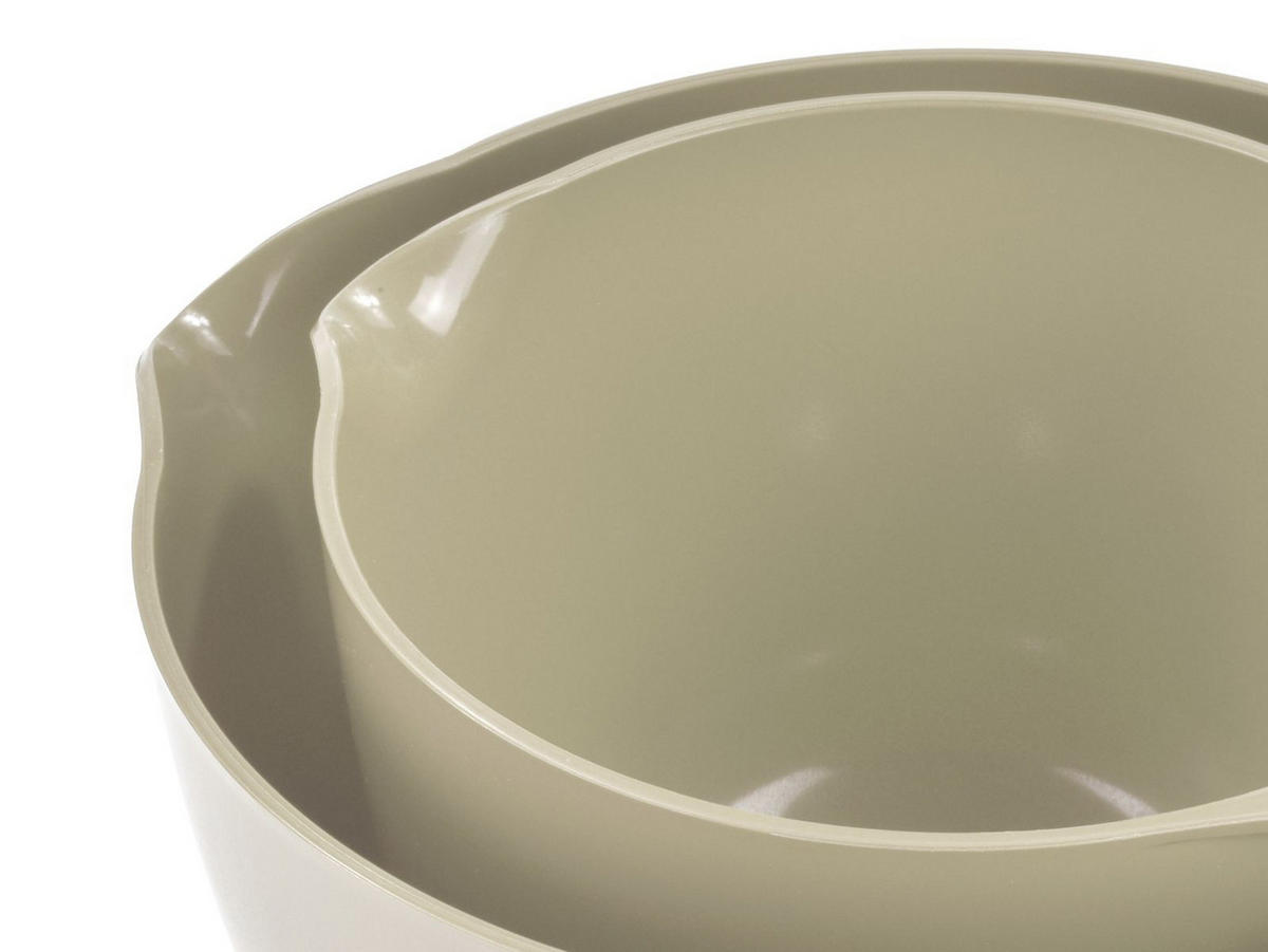 RÜHRSCHÜSSEL-SET Margrethe New beige (2tlg) - Beige, Kunststoff (21/15cm) - Rosti