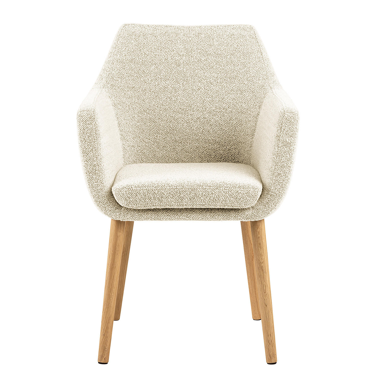 ARMLEHNENSTUHL - Creme, Textil (58/84/58cm) - home24