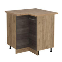 Honigeiche/Grau, Holzwerkstoff (75.6/81.6/60cm) - Vicco