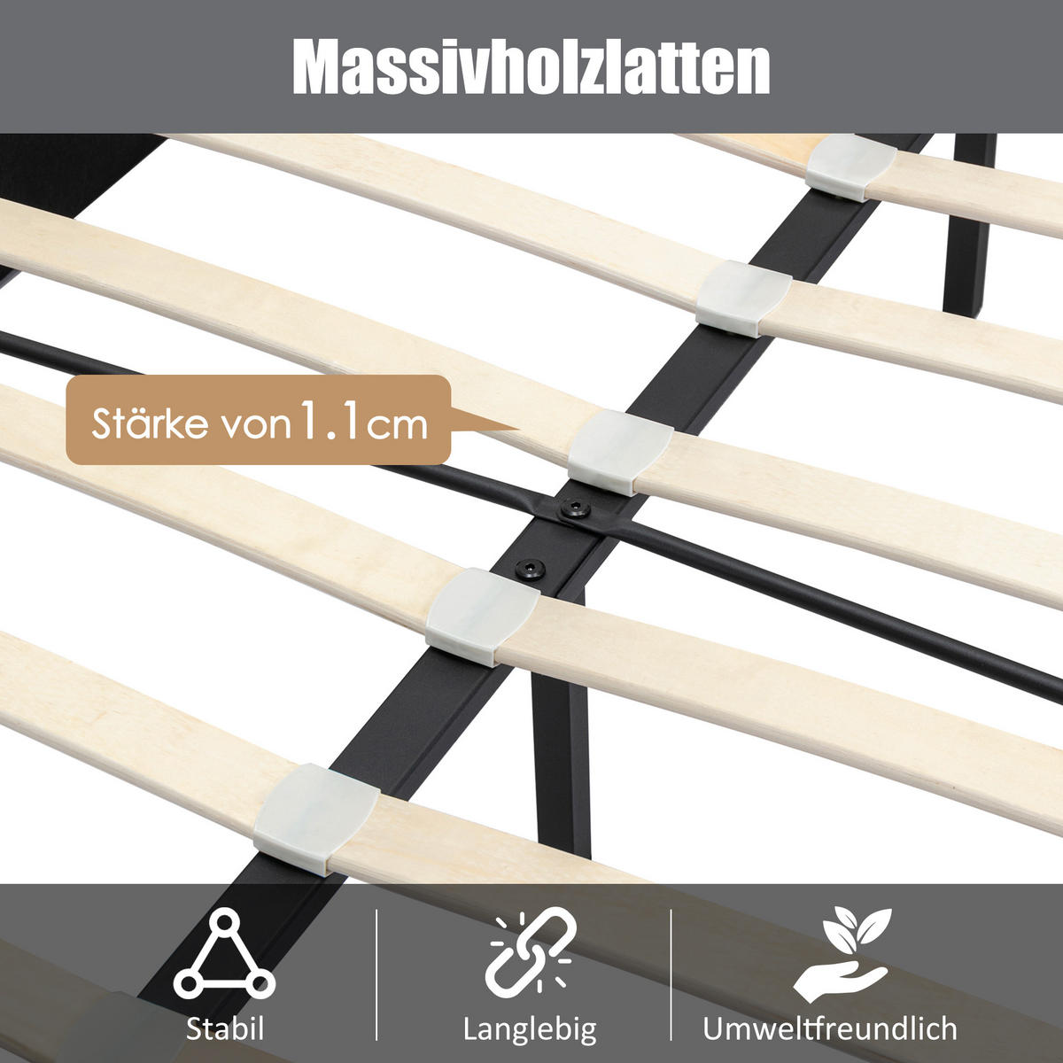 POLSTERBETT 140/200 cm in Grau Samt - Grau, Holz/Textil (140/200cm) - KOMHTOM