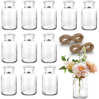 VASE Transparentes Glas - Transparent, Glas (10cm) - LIBRATON