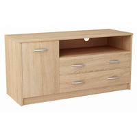 FERNSEHKOMMODE 1D2S Sonoma Eiche 110/41/55 cm - Sonoma Eiche, Holzwerkstoff (110/55/41cm) - Matkam Möbel