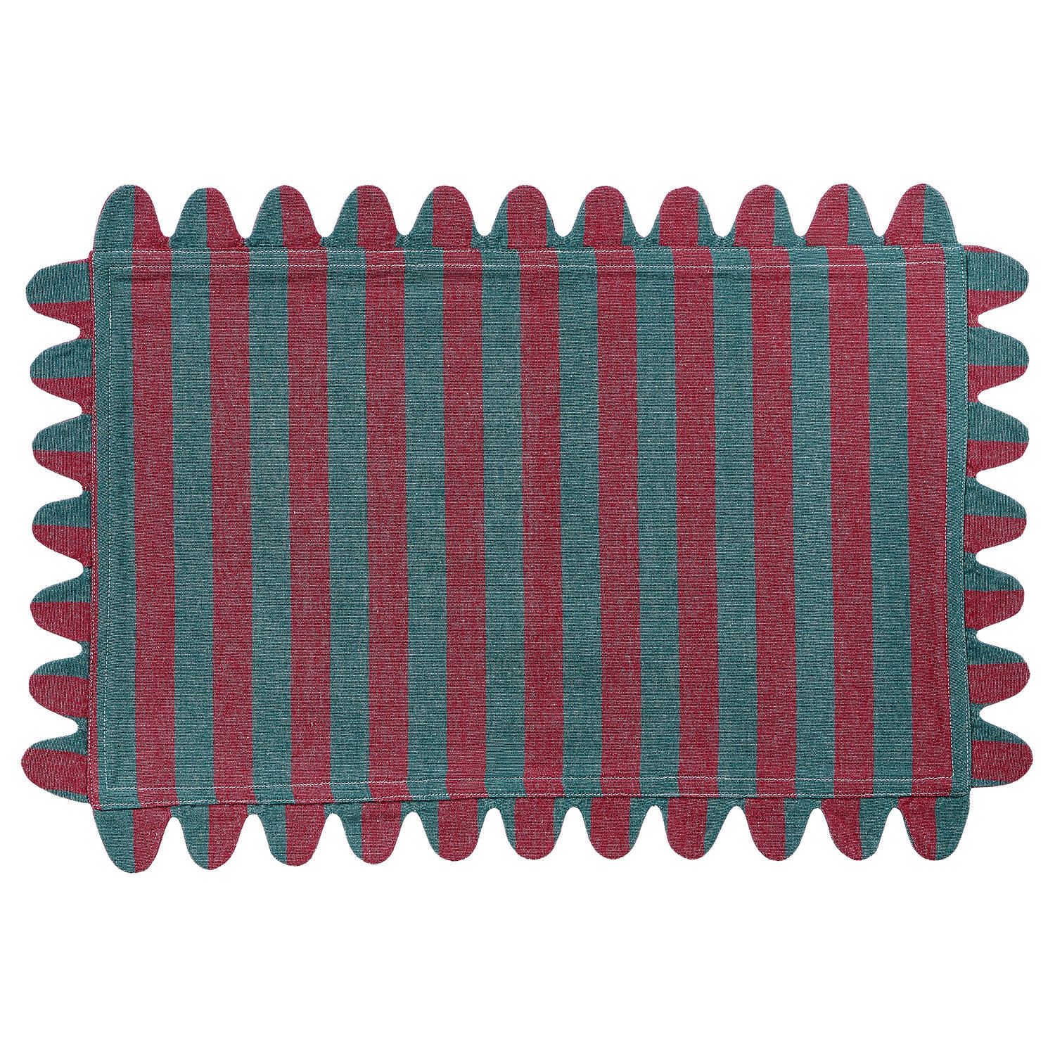 TISCHSET Vega Strip gestreift - Rot, Textil (33/49cm) - Butlers