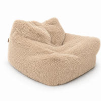 SITZSACK Mammoth flauschig - Sandfarben, Textil (60/50/70cm) - MeowBaby
