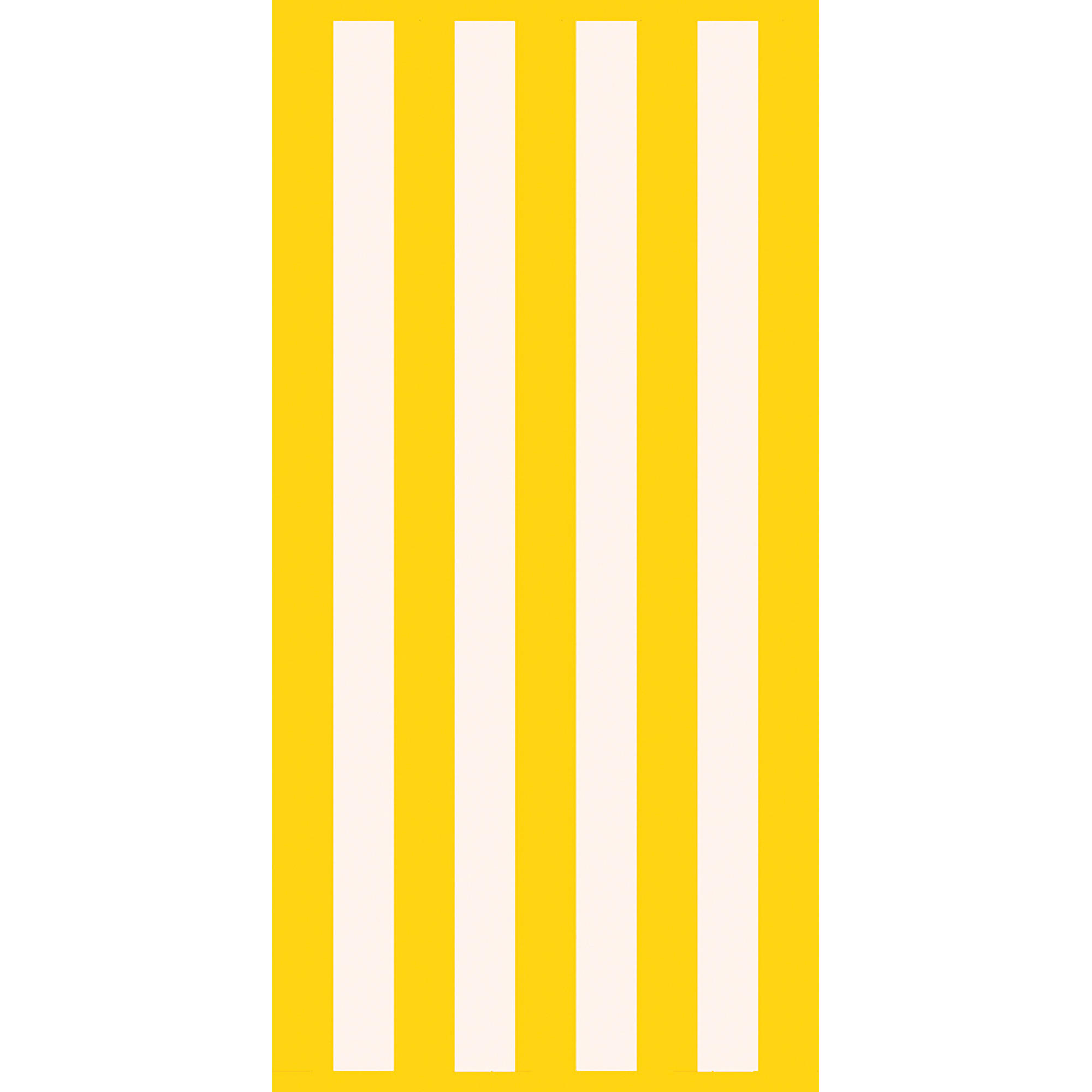 STRANDTUCH BEACH STRIPES 5583 YELLOW - 56 - Gelb, Textil (90/180cm) - Cawoe