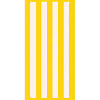 STRANDTUCH BEACH STRIPES 5583 YELLOW - 56 - Gelb, Textil (90/180cm) - Cawoe