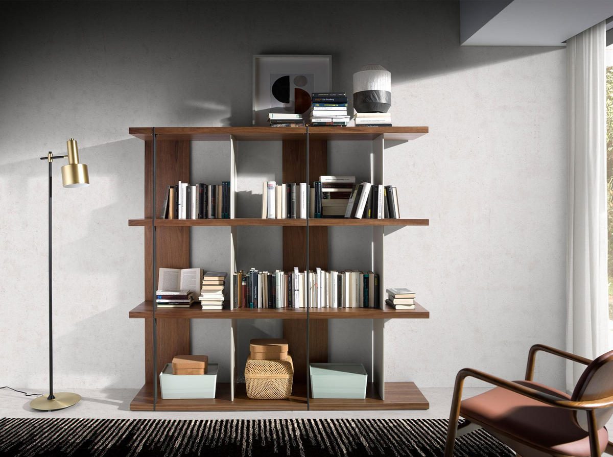 STELEUCHTE Stehleuchte aus vergoldetem Aluminium und schwarzem Stahl 50/30/164 cm - Goldfarben/Schwarz, Metall (30/50/164cm) - ANGEL CERDA