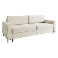 SCHLAFSOFA Berne - Creme/Schwarz, Holz/Kunststoff (238/92/95cm) - MIRJAN24