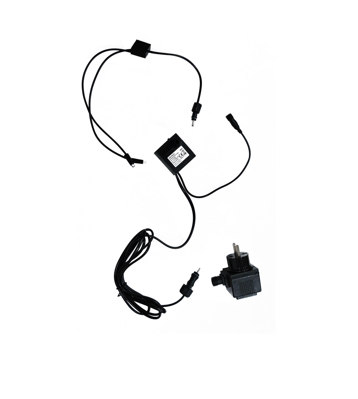 GARTENBRUNNEN, LED-Beleuchtung, Kunststein, Wasserspiel, Braun - Braun, Naturmaterialien (42/38/99cm) - FLIEKS