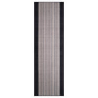 TEPPICHLÄUFER Anti-Rutsch Graphitfarben rutschfest Gummiunterlage 80/1000 cm - Graphitfarben, Textil (80/1000cm) - Tapiso