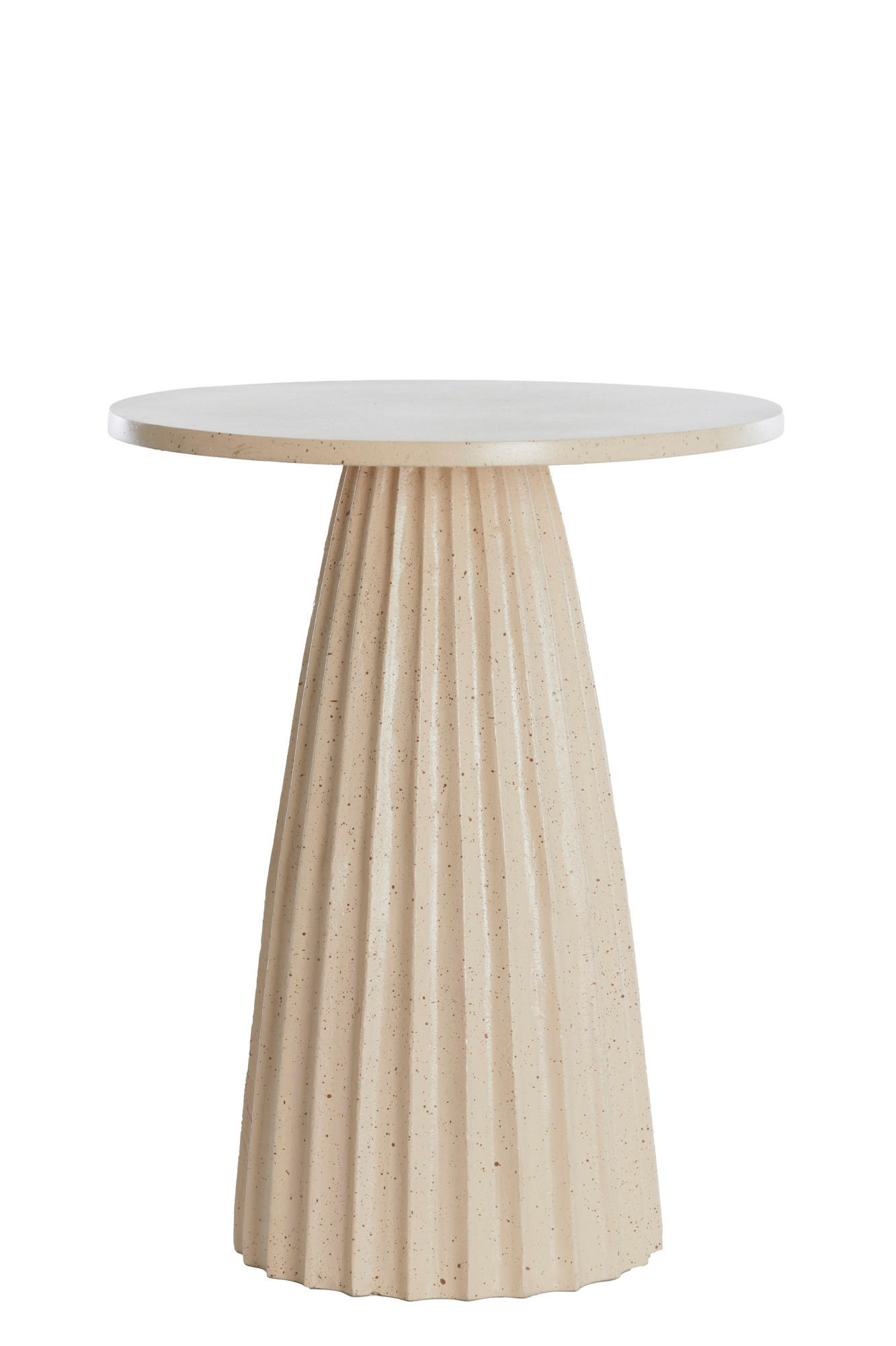 BEISTELLTISCH Veglia Braun Ø40/51 cm - Braun, Metall (40/40/51cm) - Light & Living