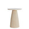 BEISTELLTISCH Veglia Braun Ø40/51 cm - Braun, Metall (40/40/51cm) - Light & Living
