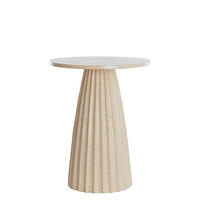 BEISTELLTISCH Veglia Braun Ø40/51 cm - Braun, Metall (40/40/51cm) - Light & Living