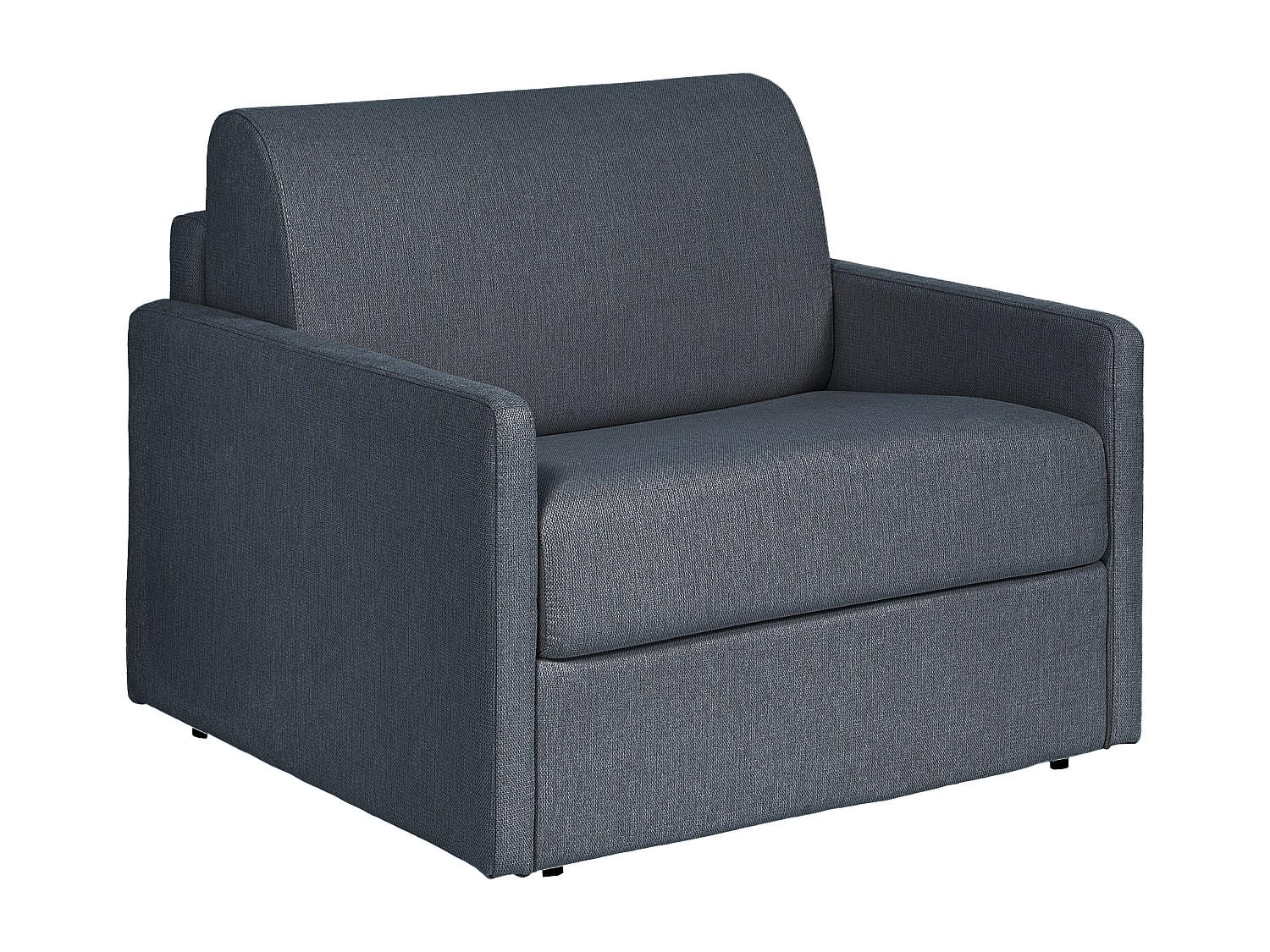 SCHLAFSESSEL - 1 -Sitzer - Polyester - grau - CALIFE - Grau, Textil (104/85/95cm) - Vente-Unique