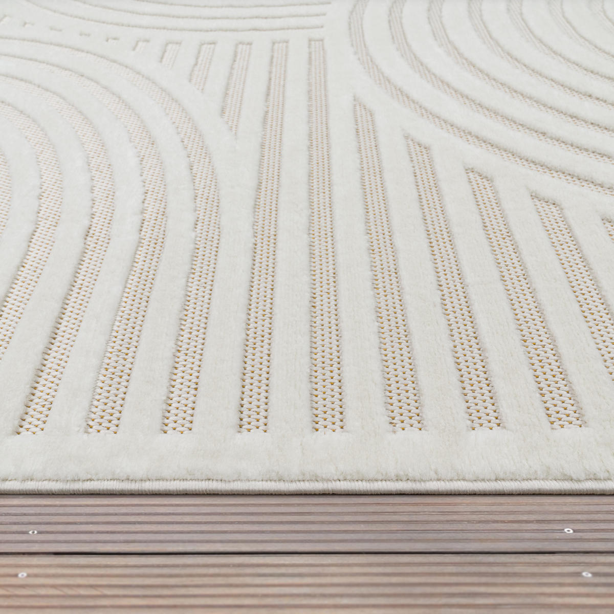 OUTDOORTEPPICH 60/100 cm Livorno 674 - Creme, Textil (60/100cm) - Paco Home