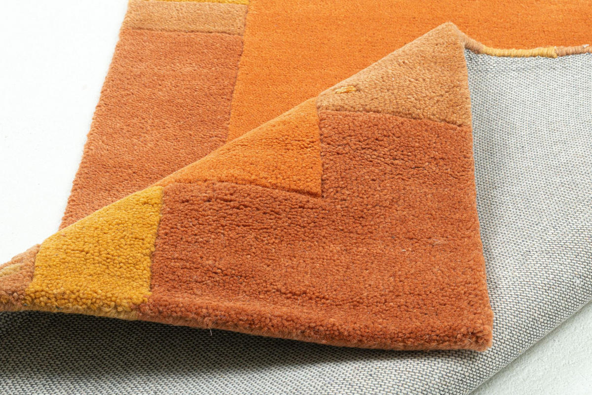 HANDTUFTTEPPICH Royal Ganges 70x620 cm - Terracotta, Textil (70/620cm) - THEKO