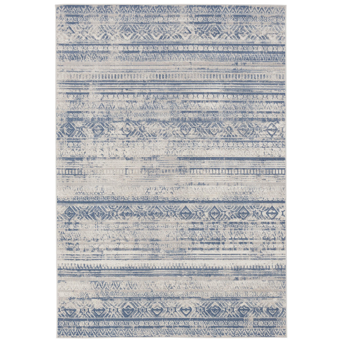 DESIGNER TEPPICH MODERNE ORIENT VINTAGE KLASSIK - Blau, Textil (80/150cm) - Pergamon
