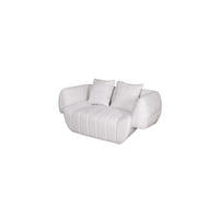 SOFA NUA Weiß 160x90x70 cm - Weiß, Textil (160/70/90cm) - FURNLUX
