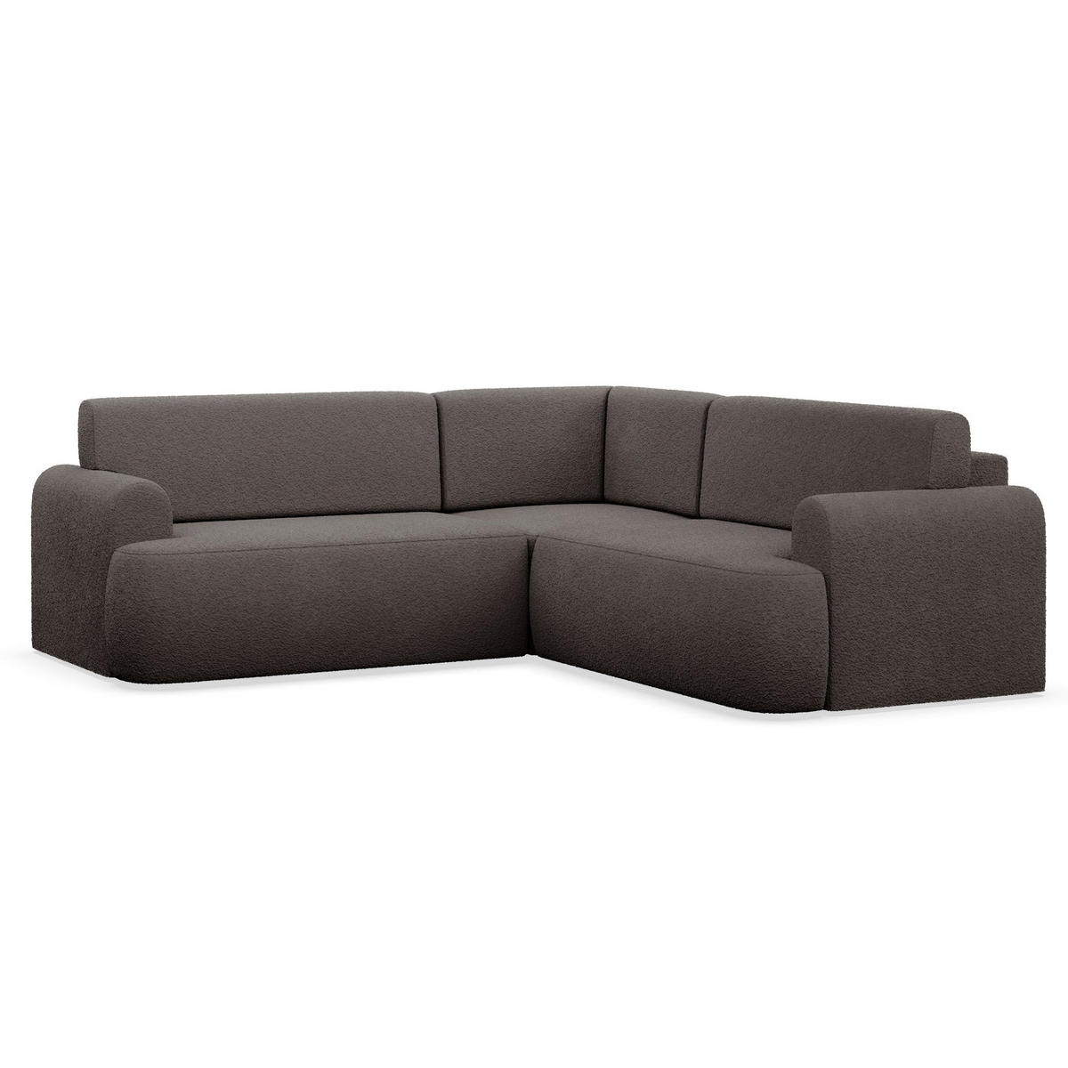 ROHOVÁ POHOVKA Kaveo Béžová látka univerzální s rohovým dílem s úložným prostorem - černá/hnědá, textil/plast (245/245cm) - Selsey