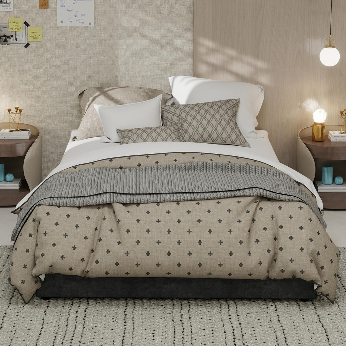 POLSTERBETT 140x200 cm Stauraum hydraulisch grau - Grau, Textil (140/200cm) - LEBENLANG