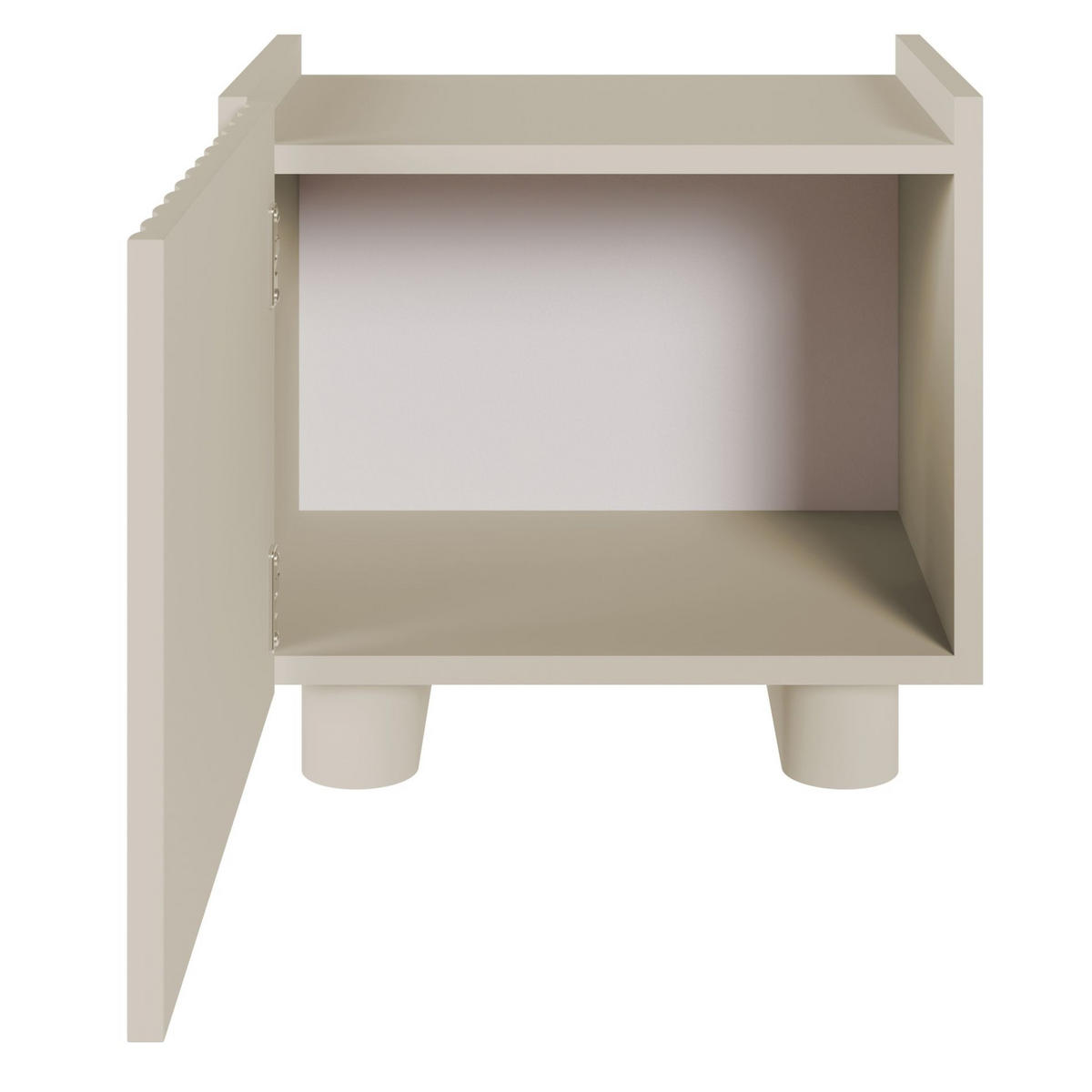 NACHTTISCH Fiorra Greige 48 cm - Kaschmir, Holzwerkstoff (48/49/37cm) - Selsey