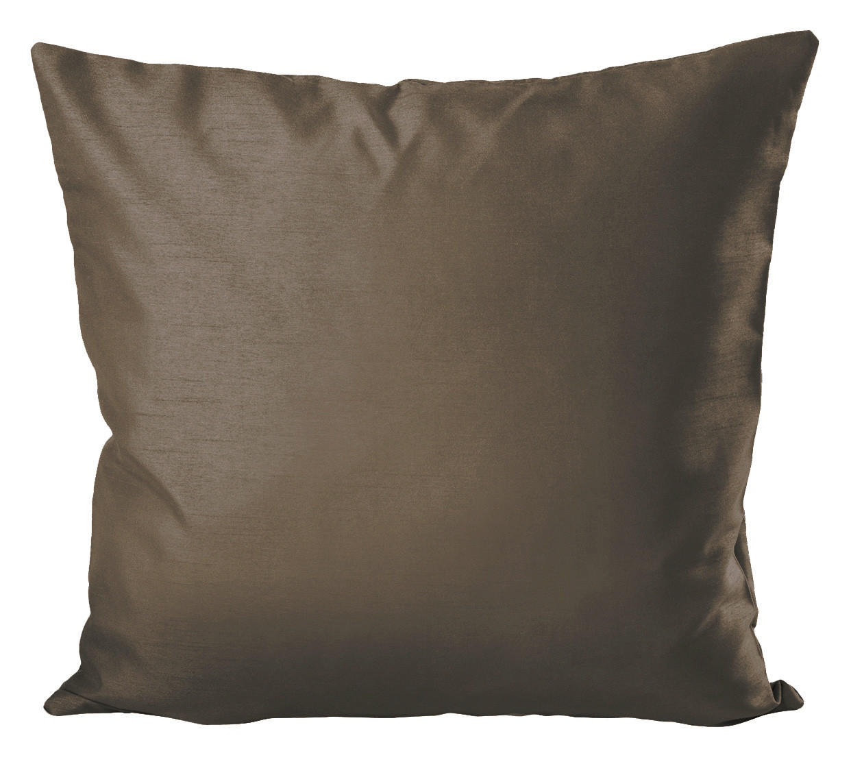KISSENBEZUG Wildseide Optik 40x40 cm Taupe - Taupe, Textil (40/40cm) - TiborTex