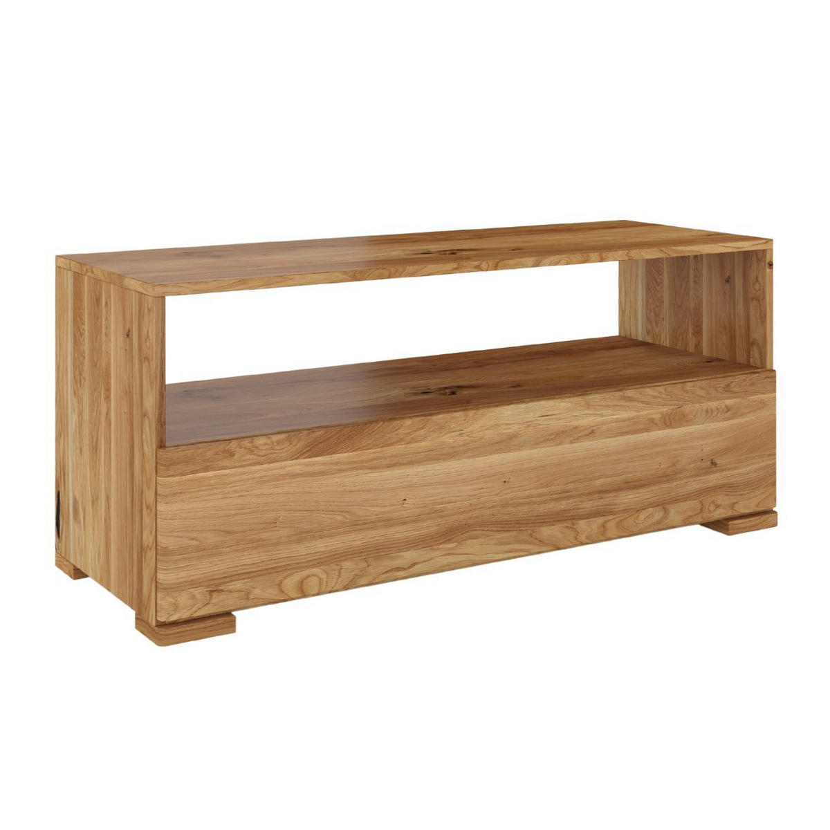 MASSIVHOLZ-TV-SCHRANK Sandema, Eiche - lackiert, Naturfarben - Eichefarben, Eichenholz/Holz (120/51.5/44.8cm) - Visby