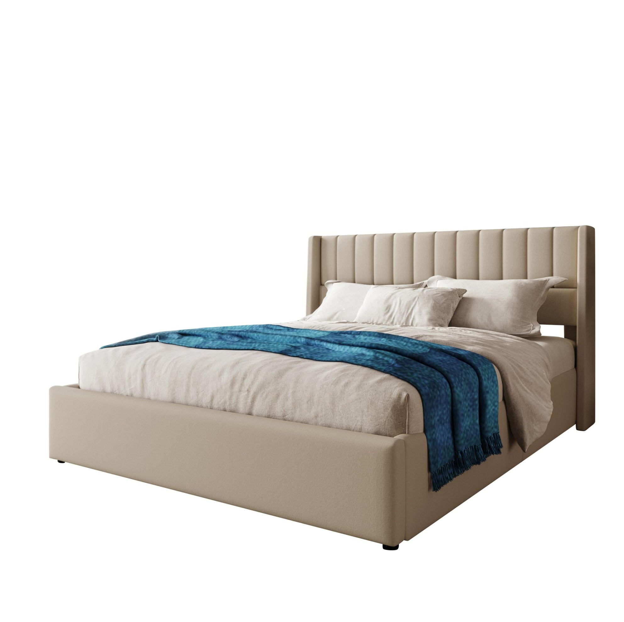 Beauniv Bett Beige 180x200 cm