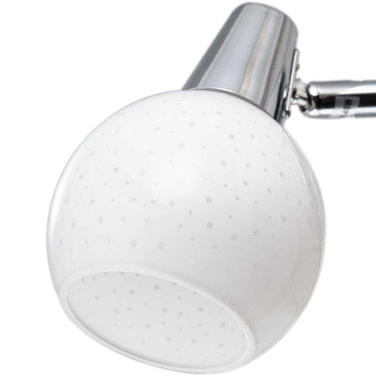LED DECKENLEUCHTE Metall Chrom Silber - Silberfarben, Glas (12/25/25cm) - Nowa