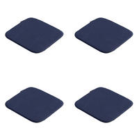 SITZKISSEN Panama 40/40 cm 4er-Set - Blau, Textil (40/2/40cm) - Madison
