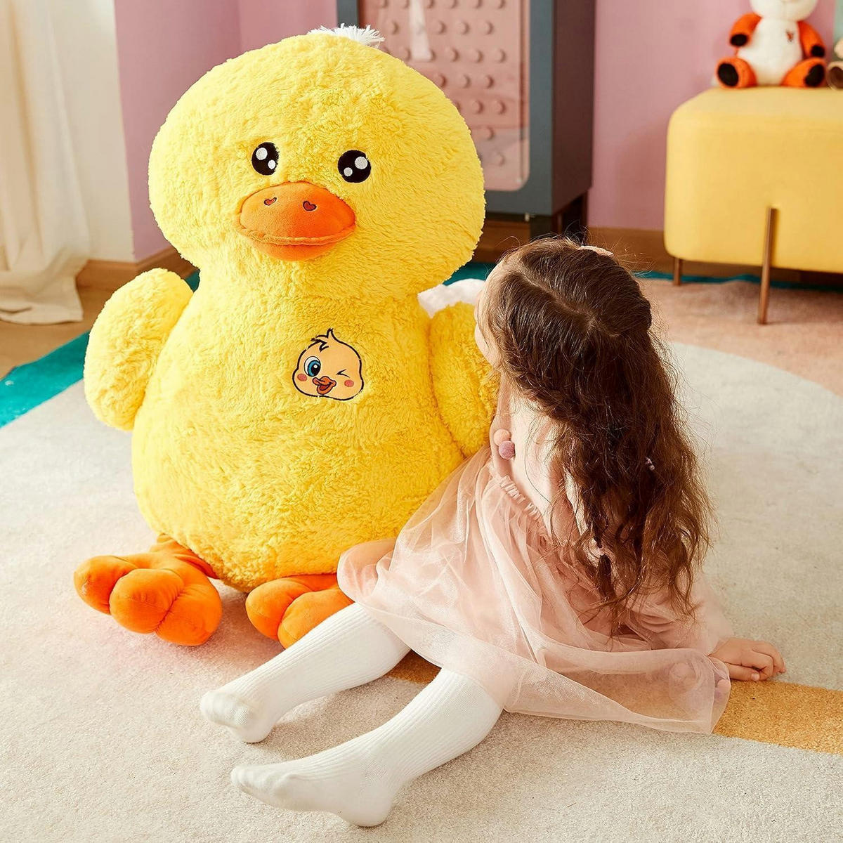 STOFFTIER Ente 50 cm - Gelb, Textil (45/50cm)