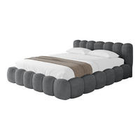 POLSTERBETT mit Bettkasten und Lattenrost, Boxbett ohne Matratze - SENA-v1 180x200 Dunkelgrau - Dunkelgrau, Holzwerkstoff/Textil (180/200cm) - ALTDECOR