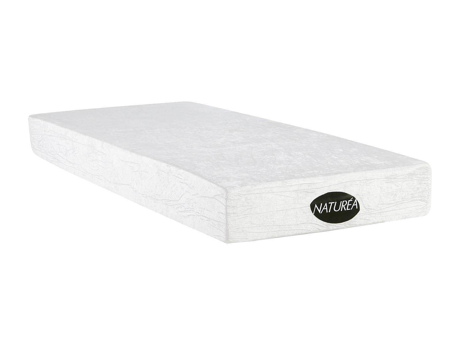 STANDARDMATRATZE - 1 Person - stoff - weiß Parure - Weiß, Textil (90/200cm) - Vente-Unique