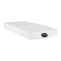 STANDARDMATRATZE - 1 Person - stoff - weiß Parure - Weiß, Textil (90/200cm) - Vente-Unique