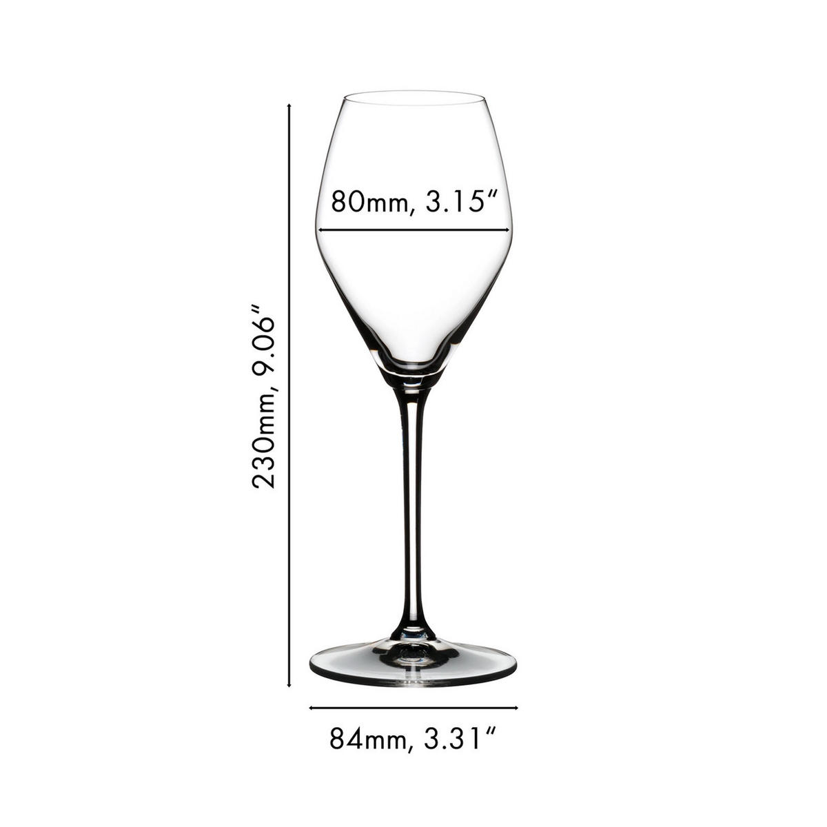 ROSÉ / CHAMPAGNERGLÄSER Extreme transparent 322 ml 2er Set - Transparent, Glas (0.322L) - Riedel