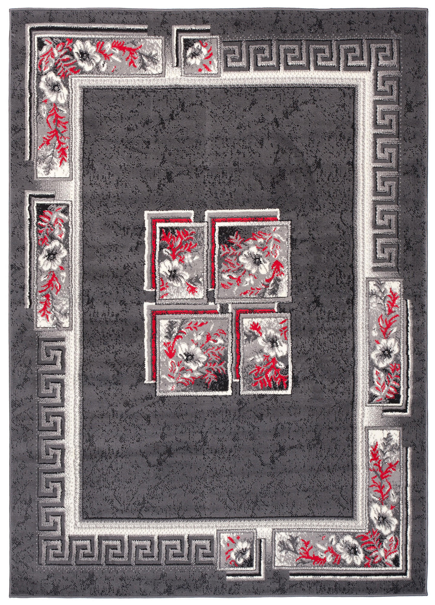 Tapiso Teppich Rot 130x190 cm