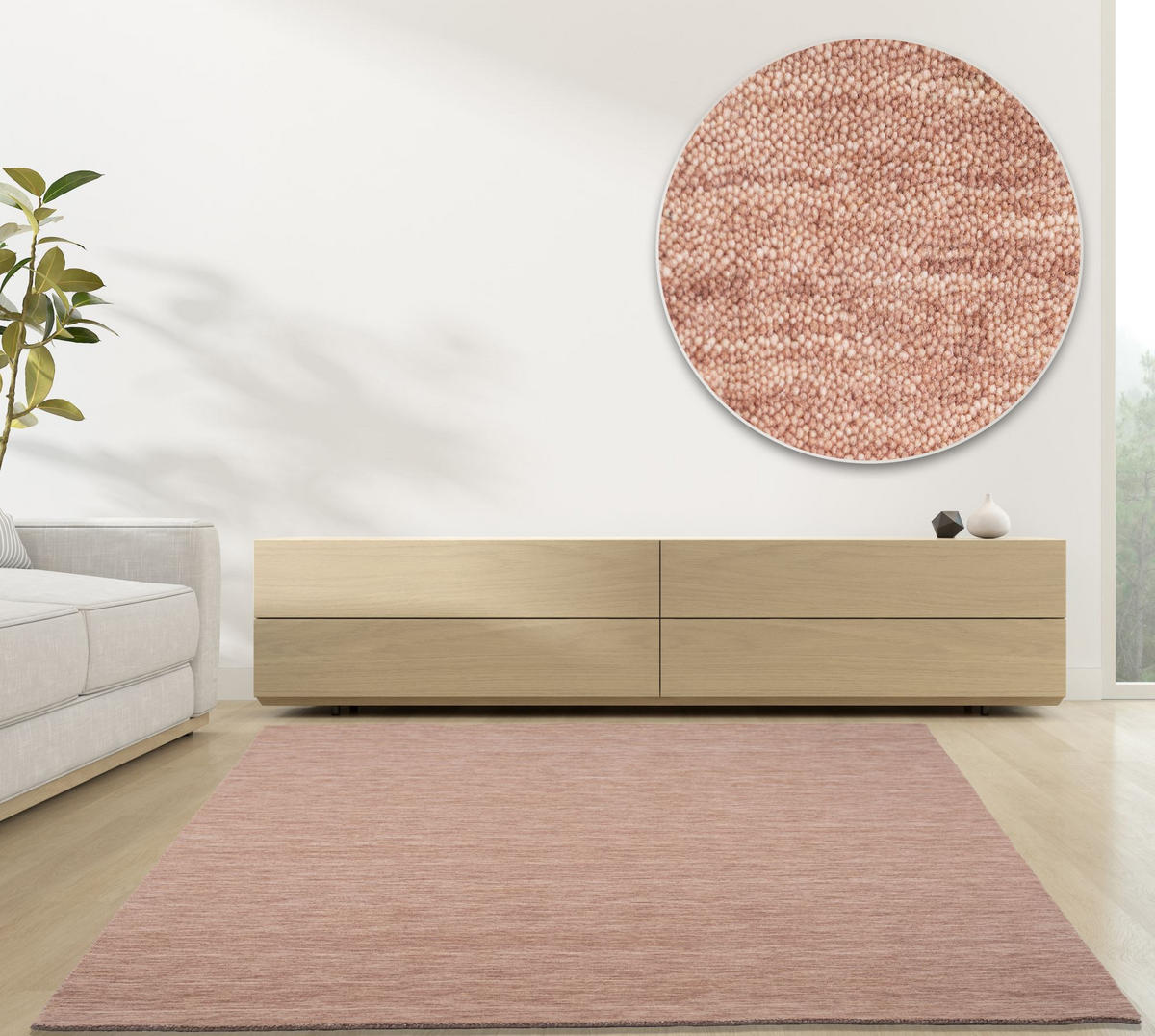 WEBTEPPICH Luxus Designerteppich 195x295 cm - Beige, Textil (195/295cm) - Rug and Roll