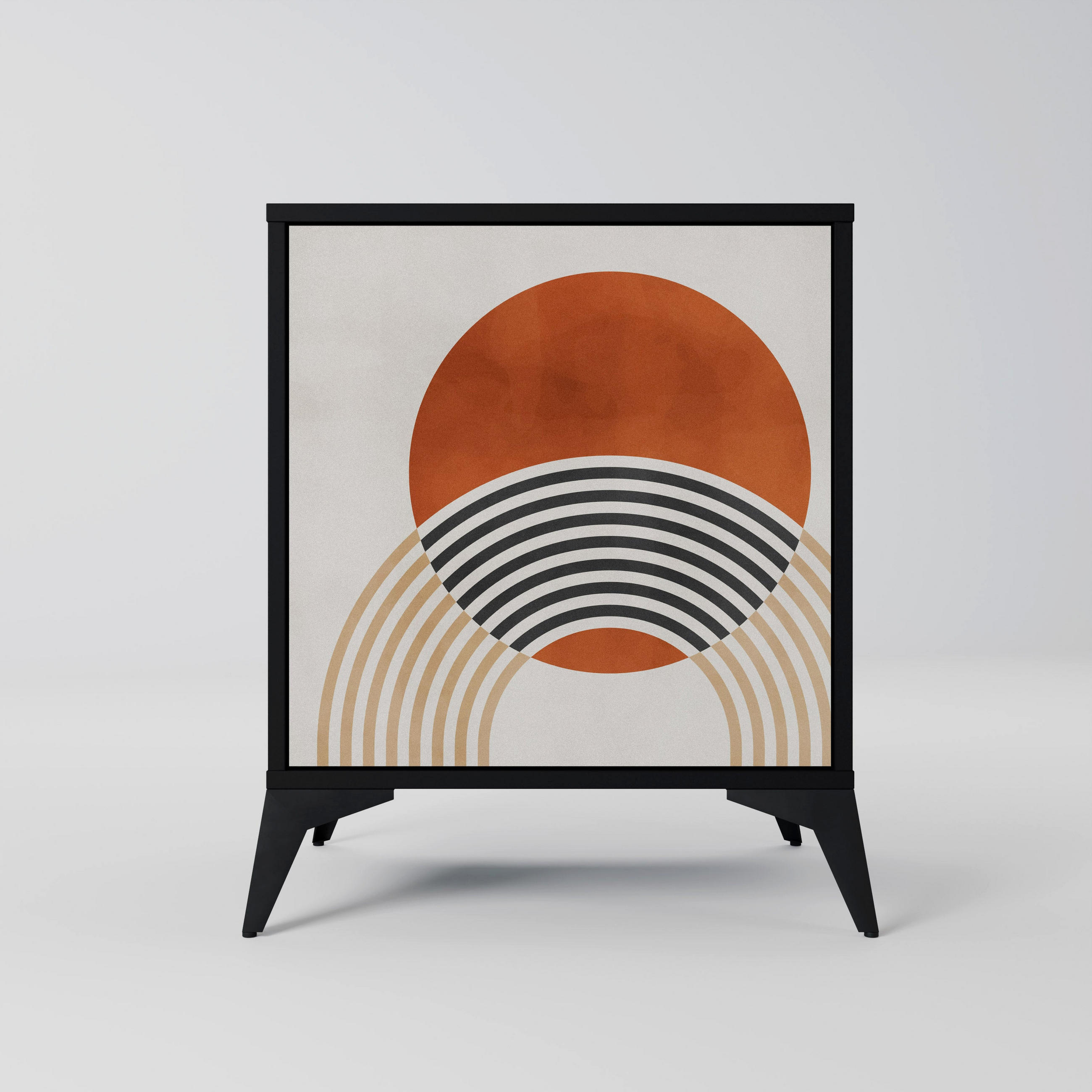 SpaceRebels Sideboard Schwarz 57.5x70.5x42 cm
