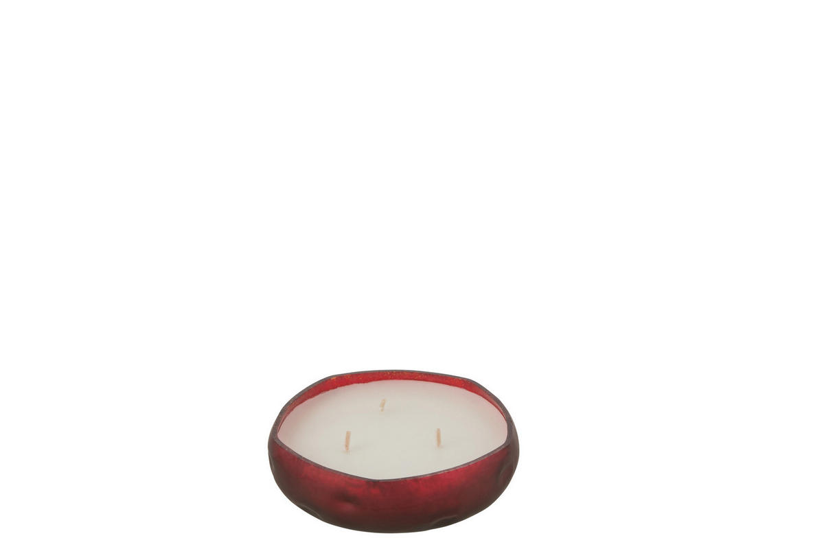 DUFTKERZE M-CHIC - Glas - Rot - S - 15 Std. - Rot, Glas (13/4cm) - J-Line