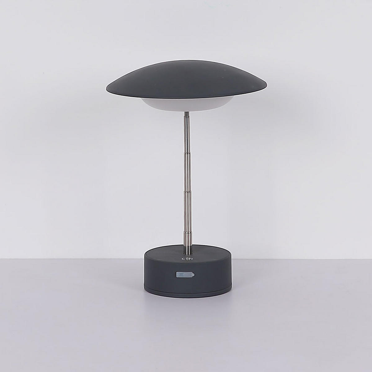 LED TISCHLEUCHTE TOMO Anthrazit - Anthrazit, Metall (15/19/26cm) - Globo Lighting