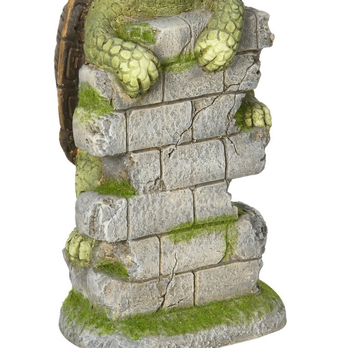 SOLAR Gartenfigur Schildkröte 17.5x18.5x36.5 cm mit led - Multicolor, Metall (18.5/36.5/17.5cm) - Modfu