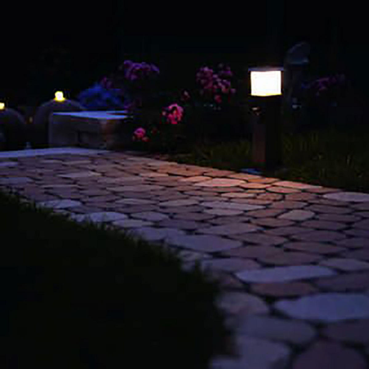 LED WEGELEUCHTE Edelstahl Silber - Silberfarben, Metall (15.5/40/15.5cm)