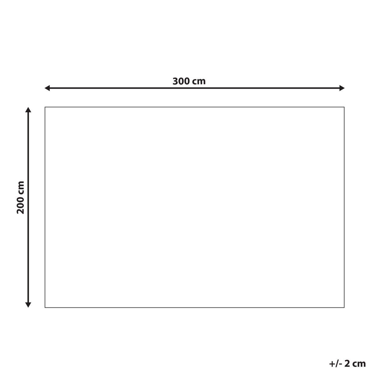 TEPPICH geflochten Ariba 300/200 cm - Beige, Naturmaterialen (200/300cm) - Beliani