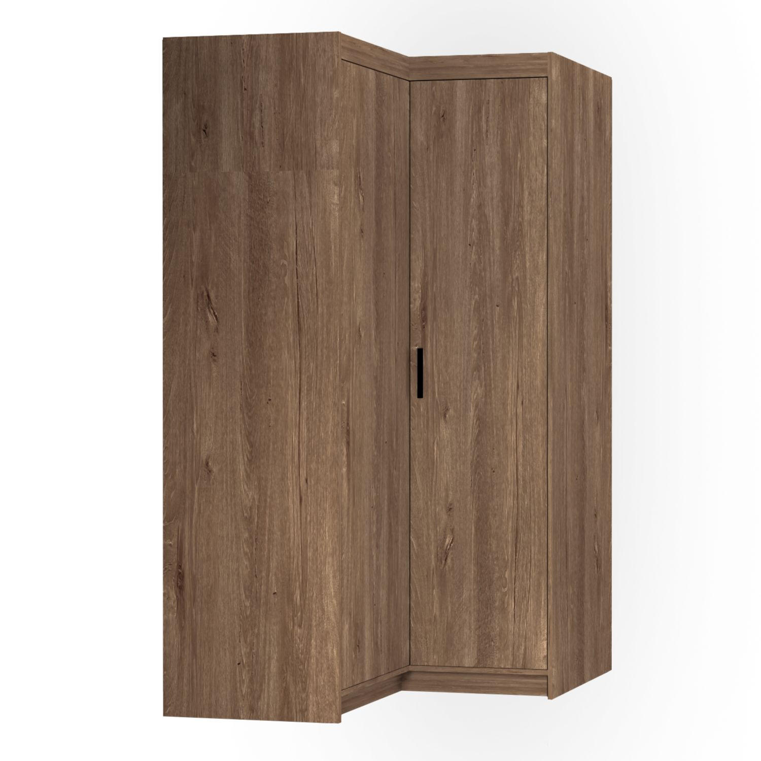 Masseno Drehtürenschrank Braun 97.8x190.5x97.8 cm