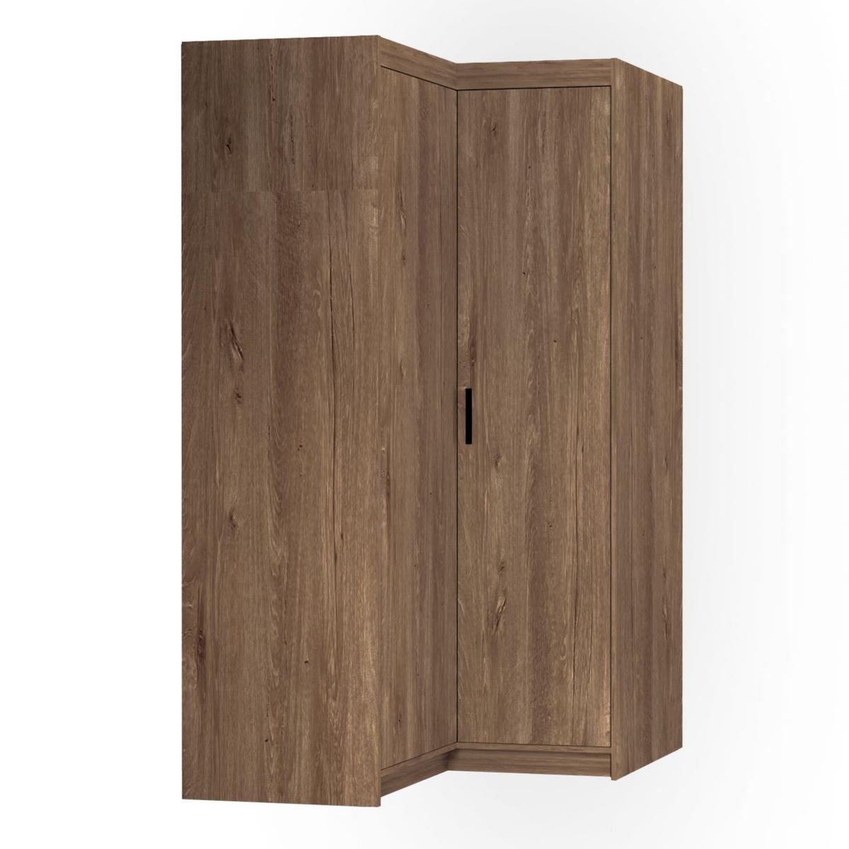 DREHTÜRENSCHRANK ELENORA 97,8/190,5/97,8cm 2-türig Braun - Braun, Holzwerkstoff (97.8/190.5/97.8cm) - MASSENO