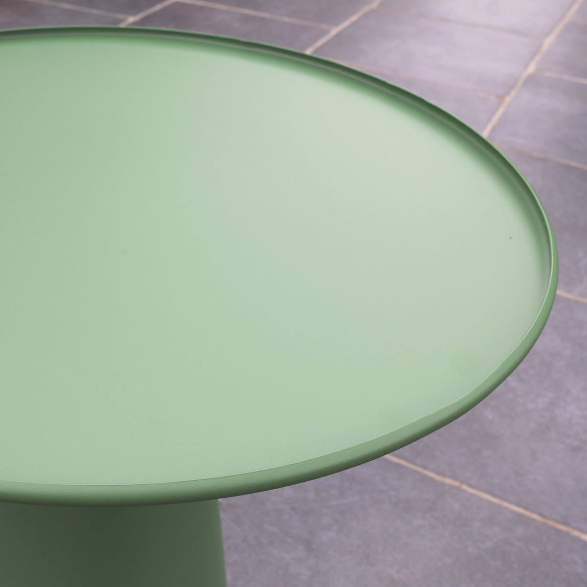 GARTENBEISTELLTISCH, Kaktusgrünen - Grün, Metall (50/50/53.5cm) - Oviala